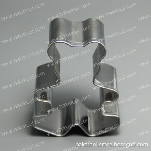 Food Grade Stainless Steel Teddy Bear Shape Cookie Cutter Cookie Tools